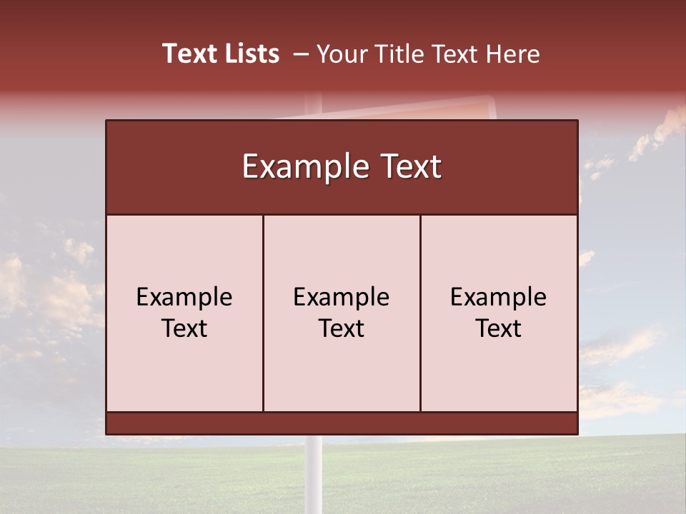 Indicator Conceptual Decision PowerPoint Template
