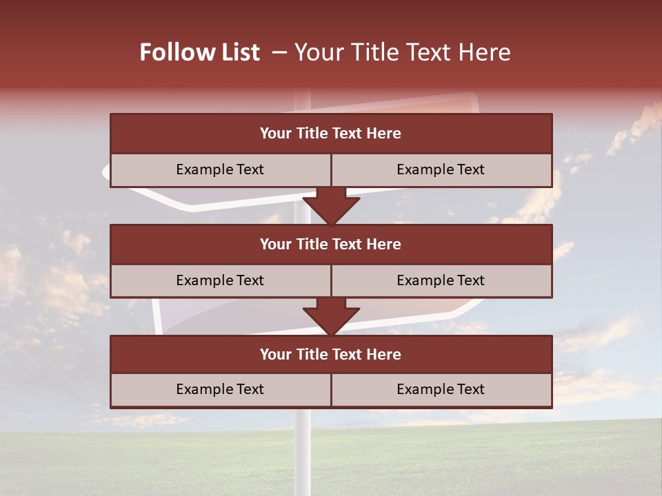 Indicator Conceptual Decision PowerPoint Template