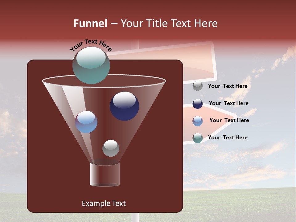 Indicator Conceptual Decision PowerPoint Template