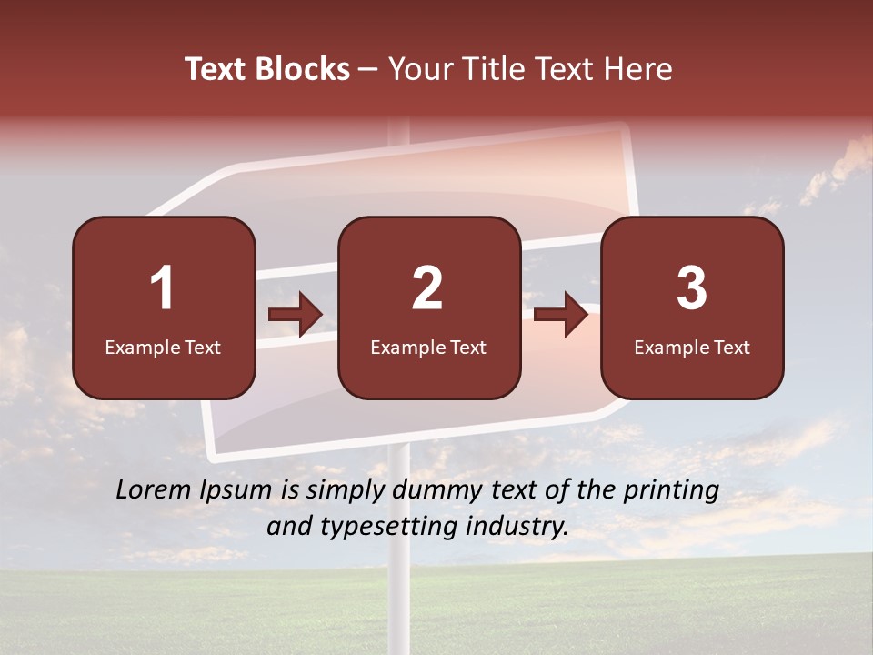 Indicator Conceptual Decision PowerPoint Template