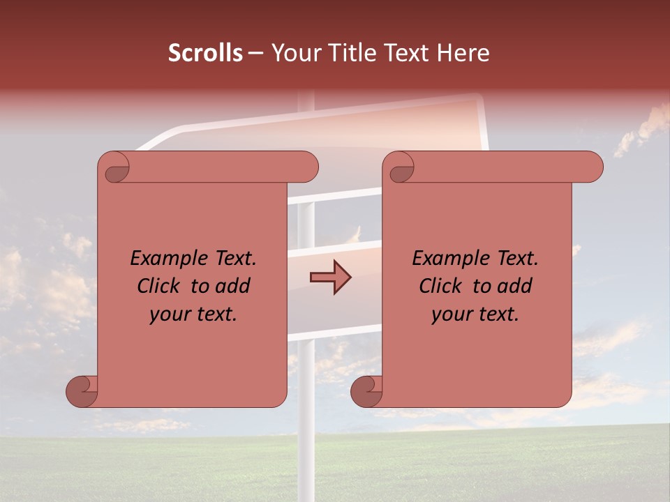 Indicator Conceptual Decision PowerPoint Template