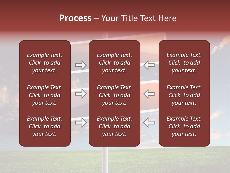 Indicator Conceptual Decision PowerPoint Template