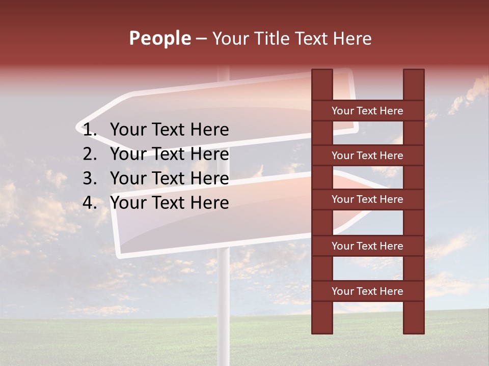 Indicator Conceptual Decision PowerPoint Template