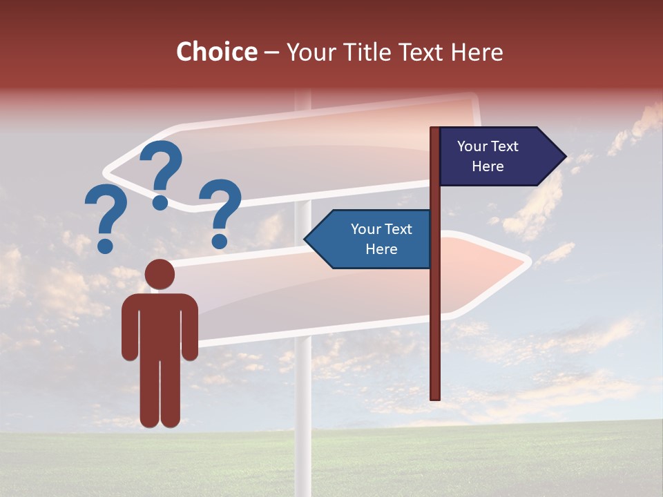 Indicator Conceptual Decision PowerPoint Template