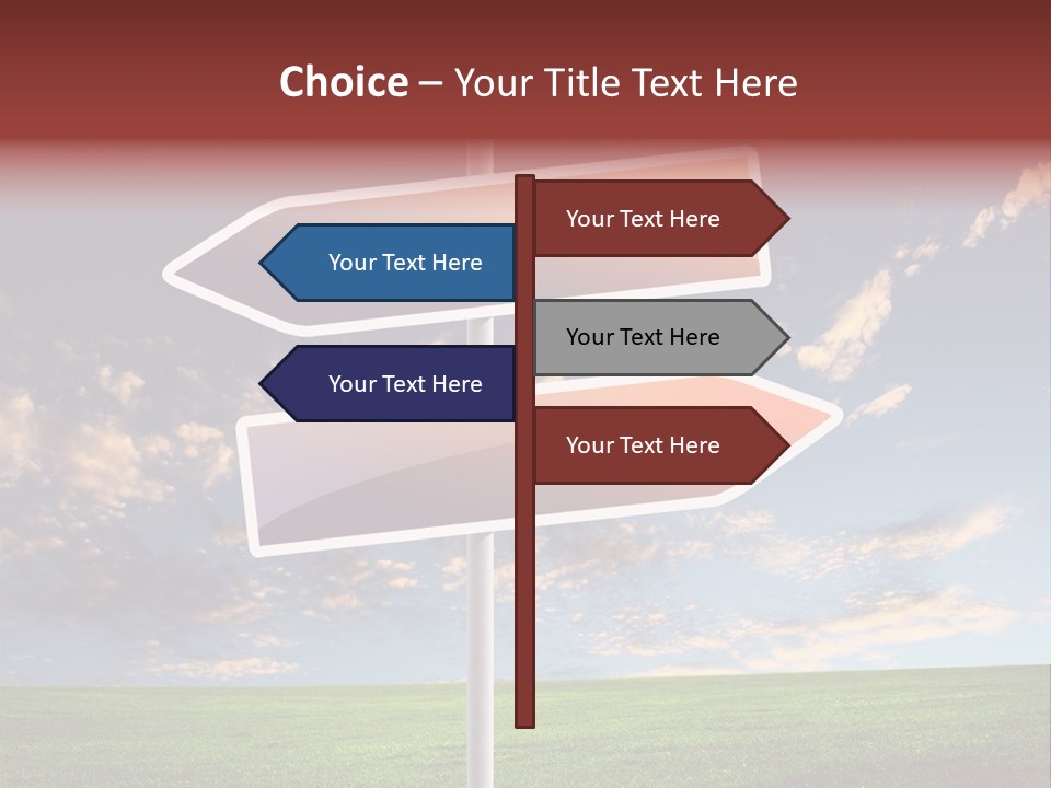 Indicator Conceptual Decision PowerPoint Template