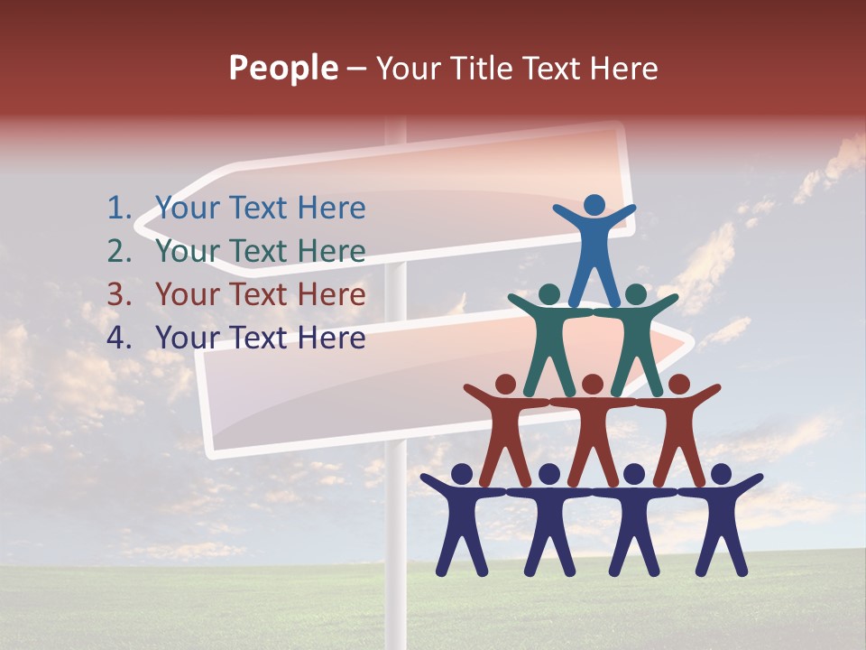 Indicator Conceptual Decision PowerPoint Template