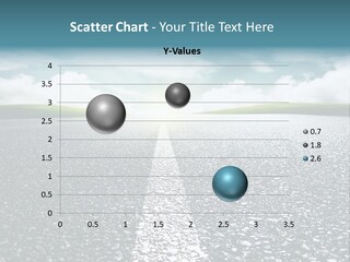 Sonnenstrahlen Schicksal Routenplaner PowerPoint Template