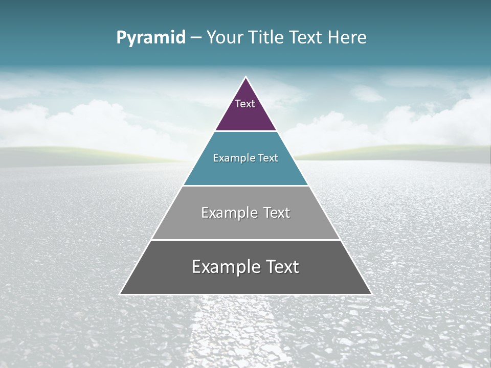 Sonnenstrahlen Schicksal Routenplaner PowerPoint Template