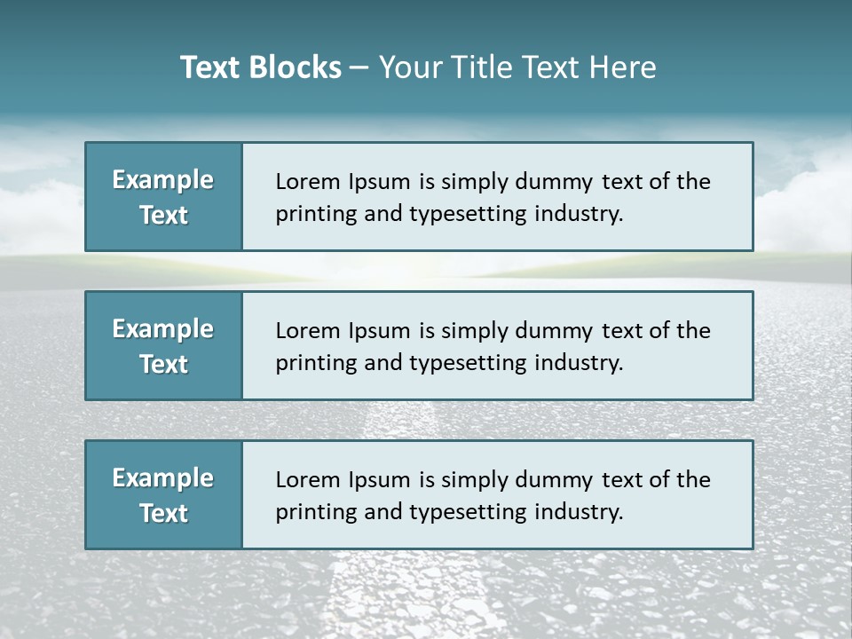 Sonnenstrahlen Schicksal Routenplaner PowerPoint Template