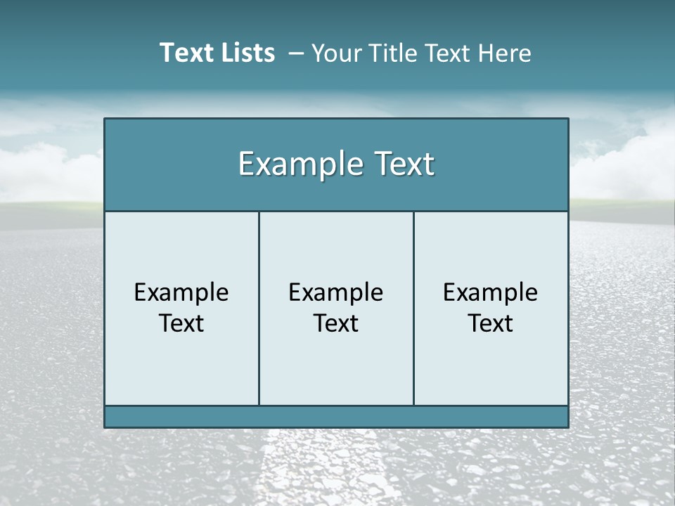 Sonnenstrahlen Schicksal Routenplaner PowerPoint Template