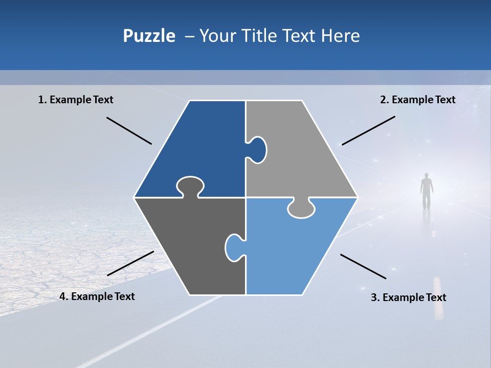 Walk Background Sun PowerPoint Template