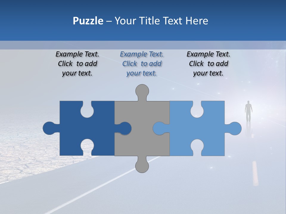 Walk Background Sun PowerPoint Template