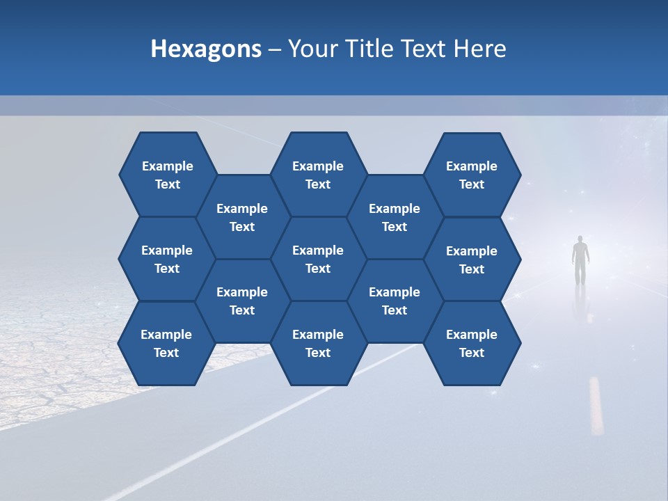 Walk Background Sun PowerPoint Template