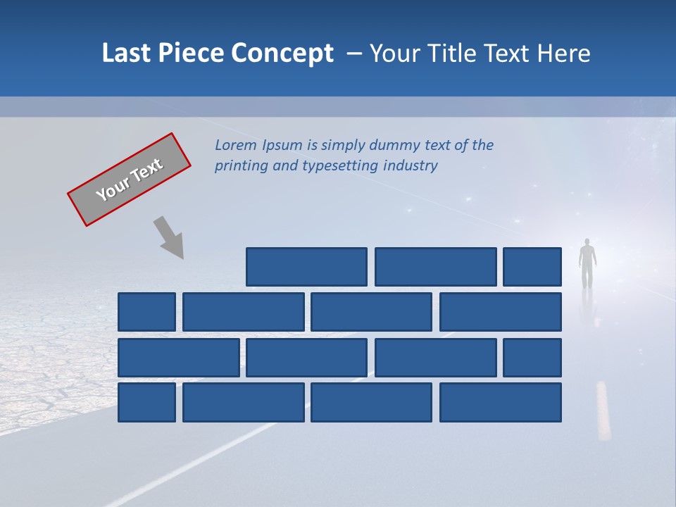 Walk Background Sun PowerPoint Template