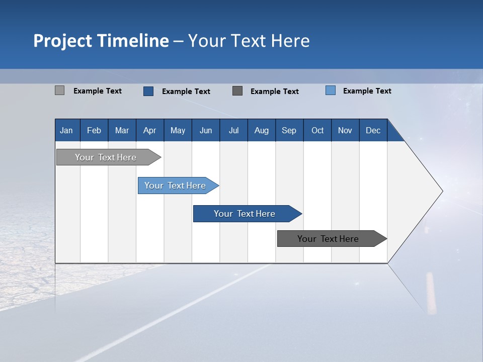 Walk Background Sun PowerPoint Template
