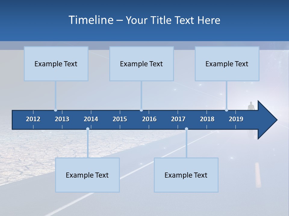 Walk Background Sun PowerPoint Template