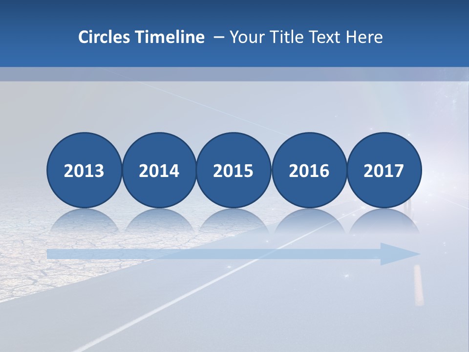 Walk Background Sun PowerPoint Template