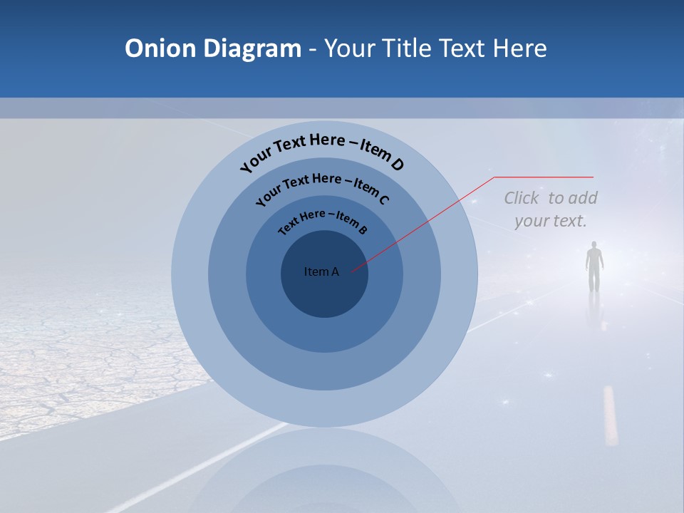 Walk Background Sun PowerPoint Template