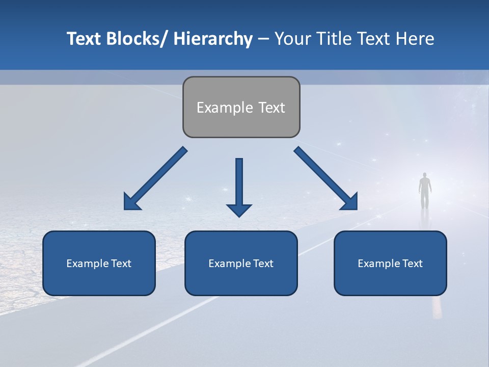 Walk Background Sun PowerPoint Template