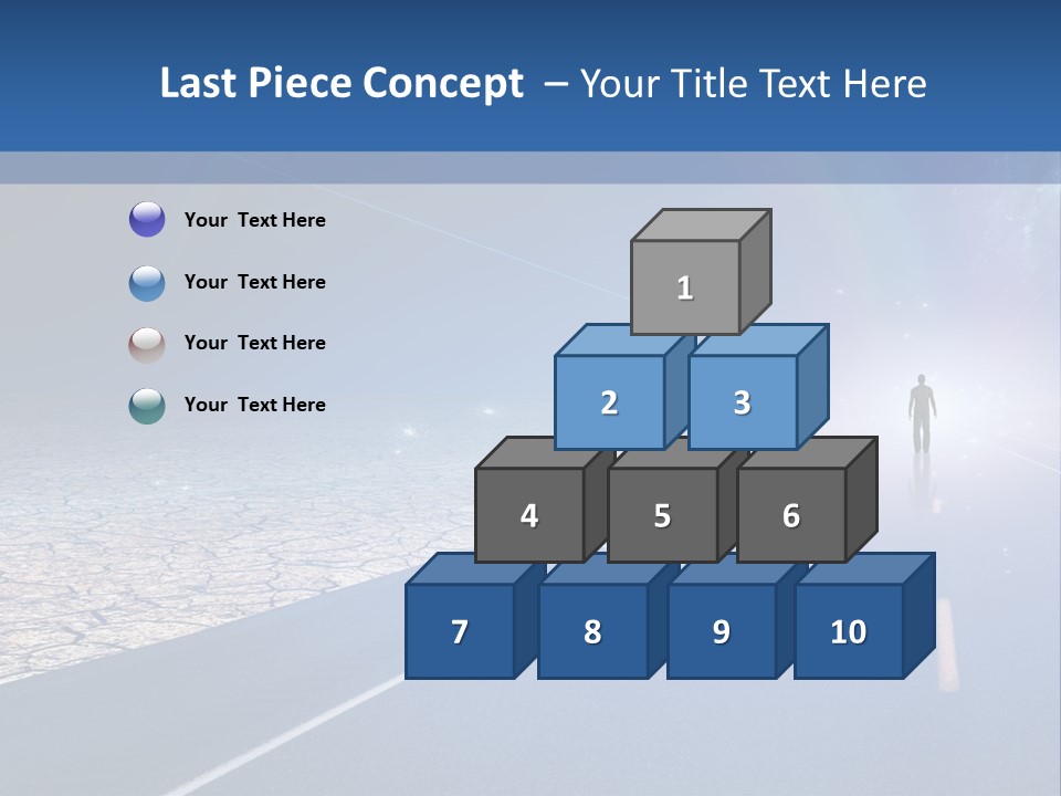 Walk Background Sun PowerPoint Template