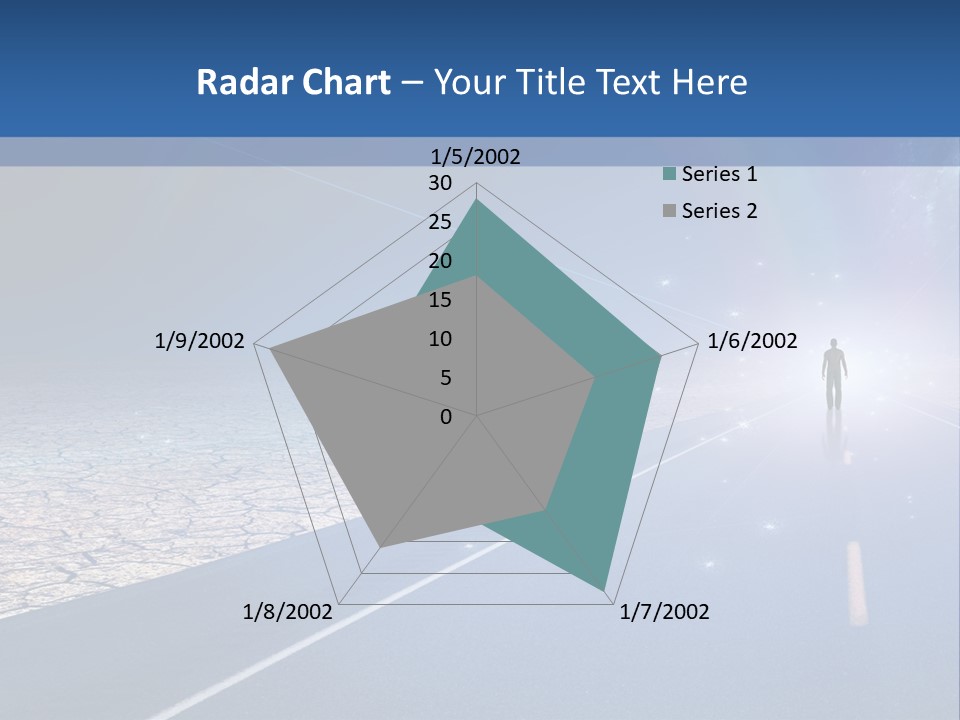 Walk Background Sun PowerPoint Template