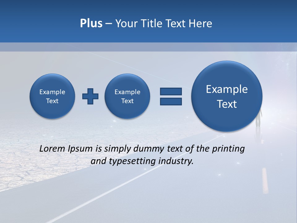 Walk Background Sun PowerPoint Template