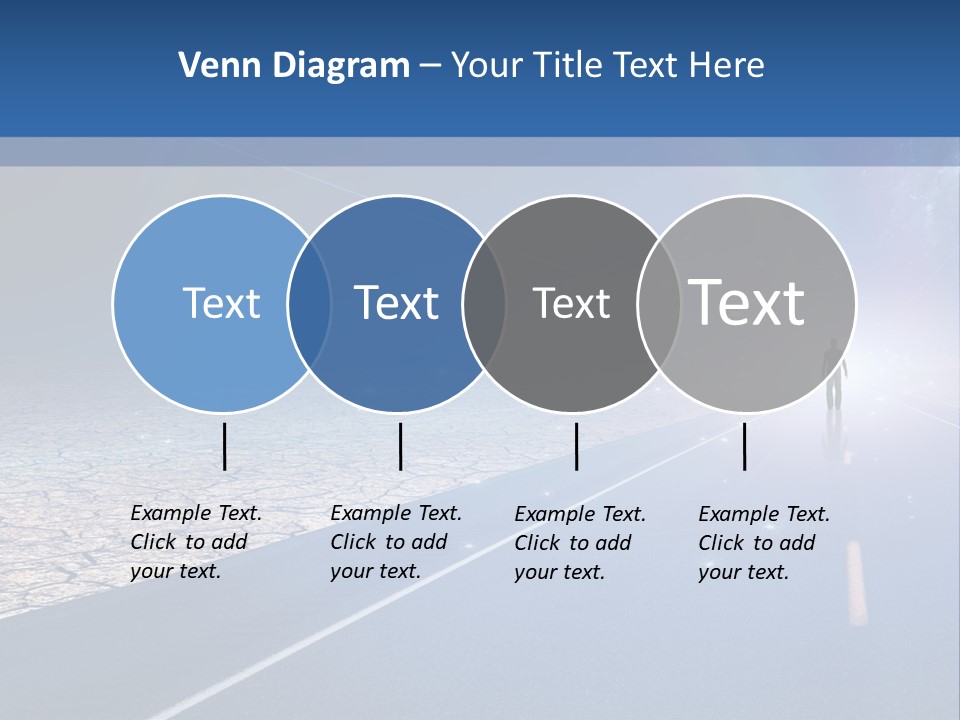 Walk Background Sun PowerPoint Template