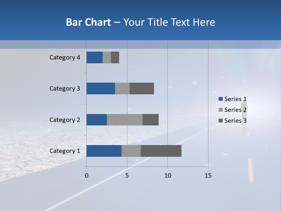 Walk Background Sun PowerPoint Template