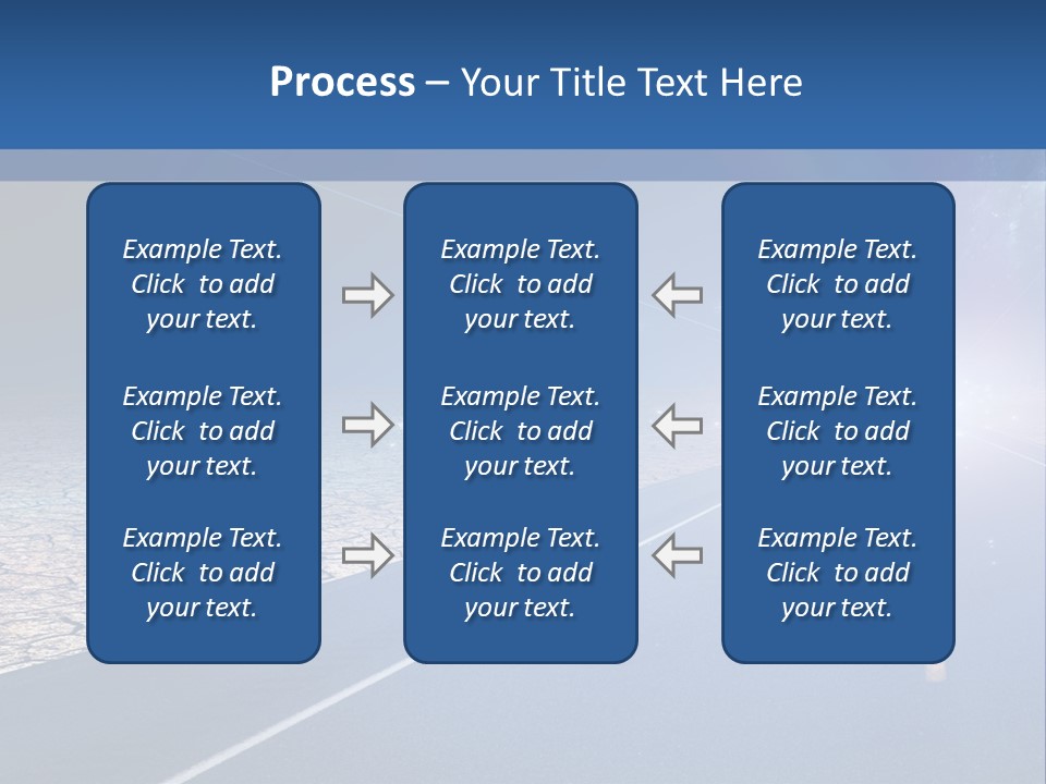 Walk Background Sun PowerPoint Template