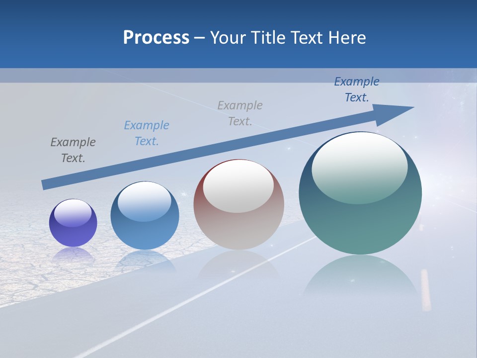 Walk Background Sun PowerPoint Template