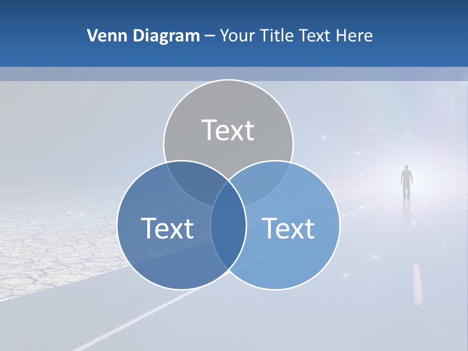 Walk Background Sun PowerPoint Template