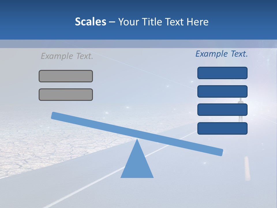 Walk Background Sun PowerPoint Template