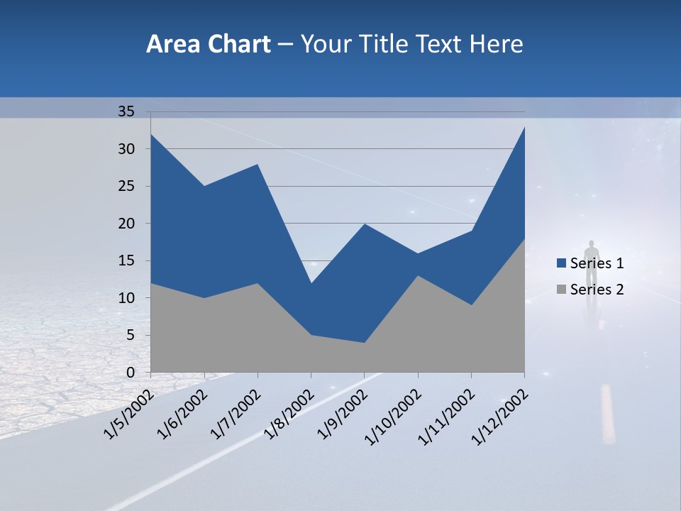 Walk Background Sun PowerPoint Template