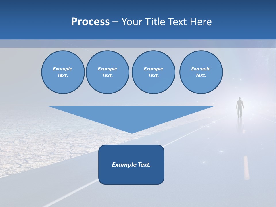 Walk Background Sun PowerPoint Template