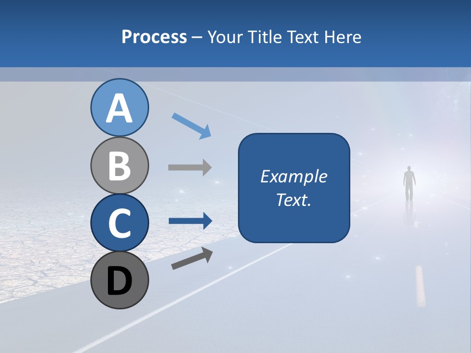 Walk Background Sun PowerPoint Template