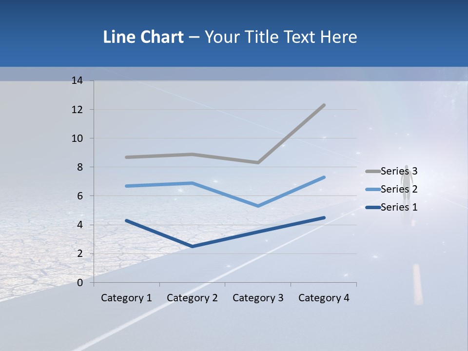 Walk Background Sun PowerPoint Template