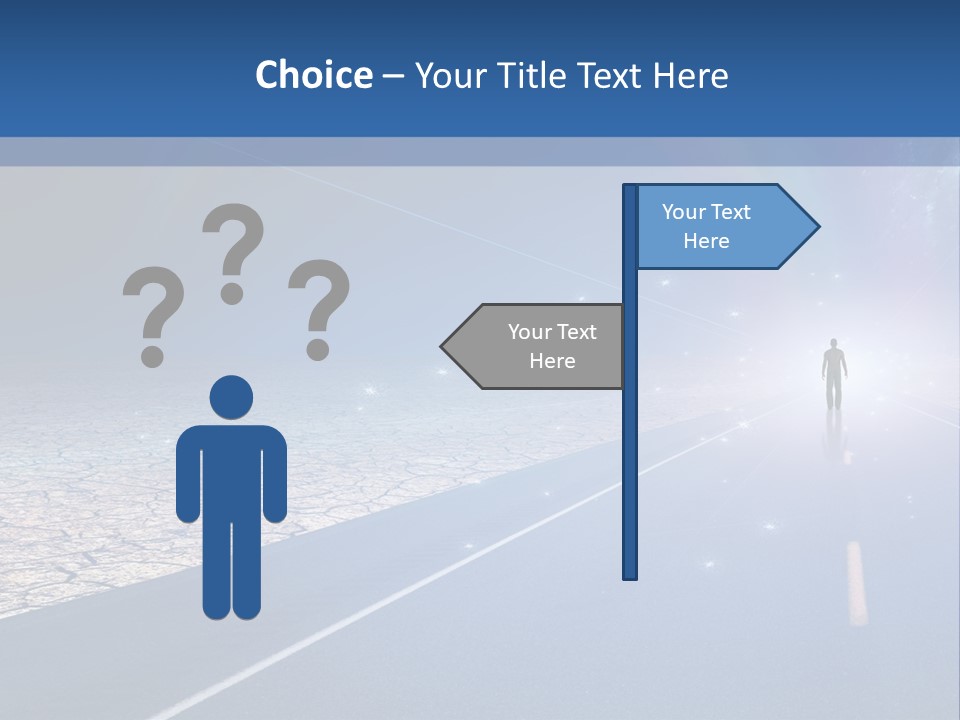 Walk Background Sun PowerPoint Template