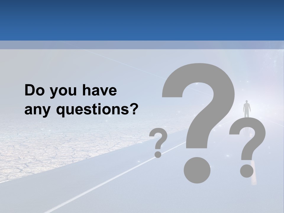 Walk Background Sun PowerPoint Template