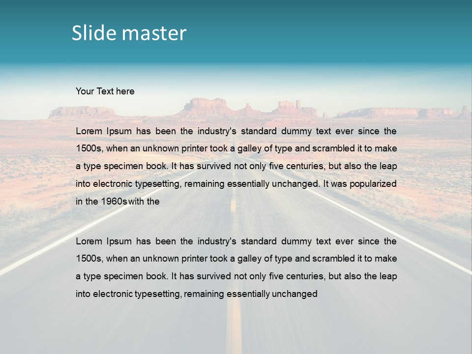 Utah Grand Canyon PowerPoint Template