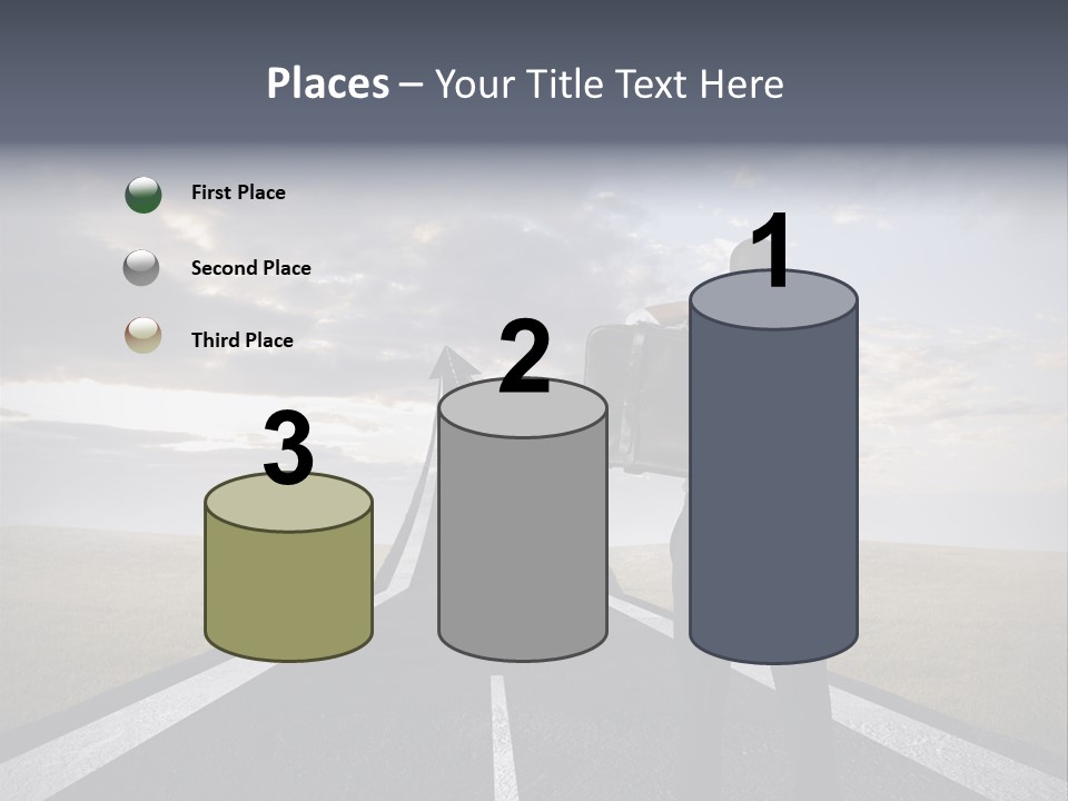 Direction Career Arrow PowerPoint Template