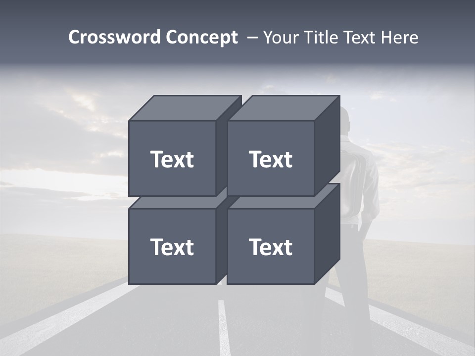 Direction Career Arrow PowerPoint Template