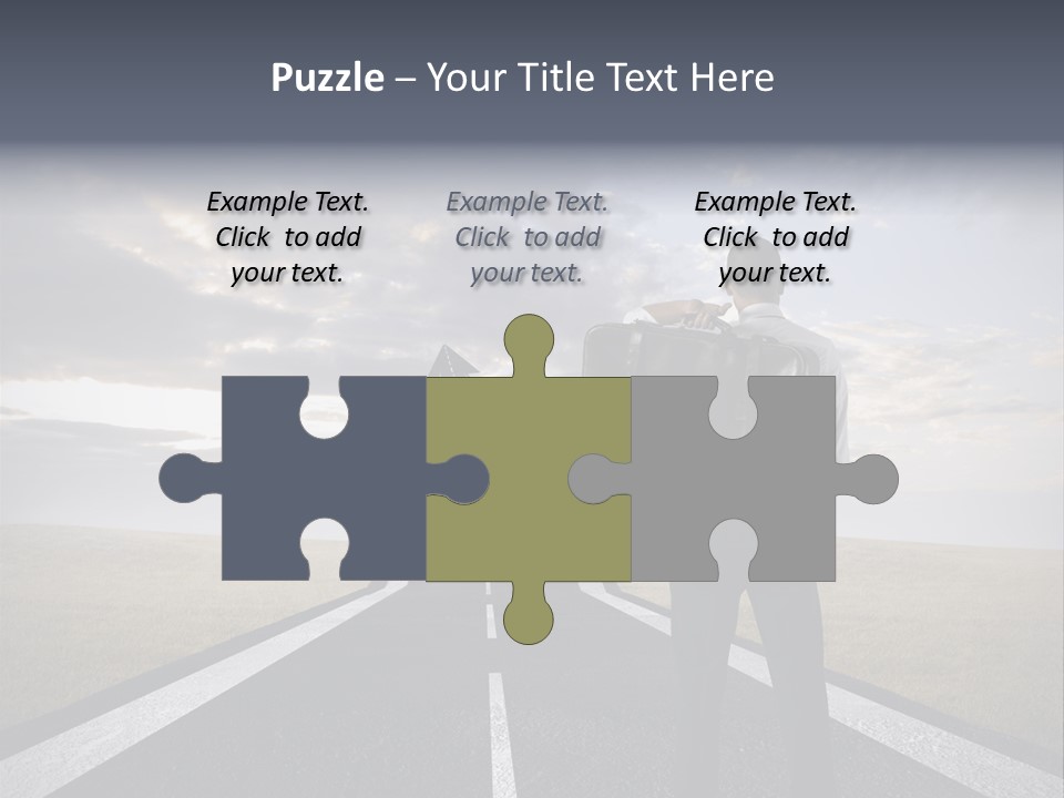 Direction Career Arrow PowerPoint Template