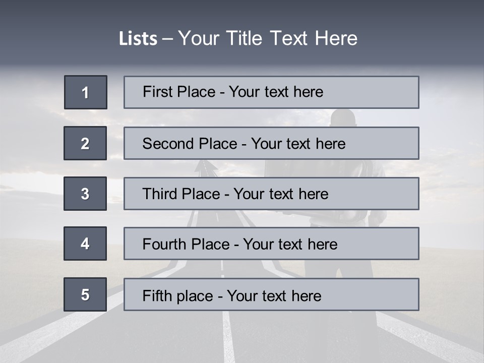 Direction Career Arrow PowerPoint Template