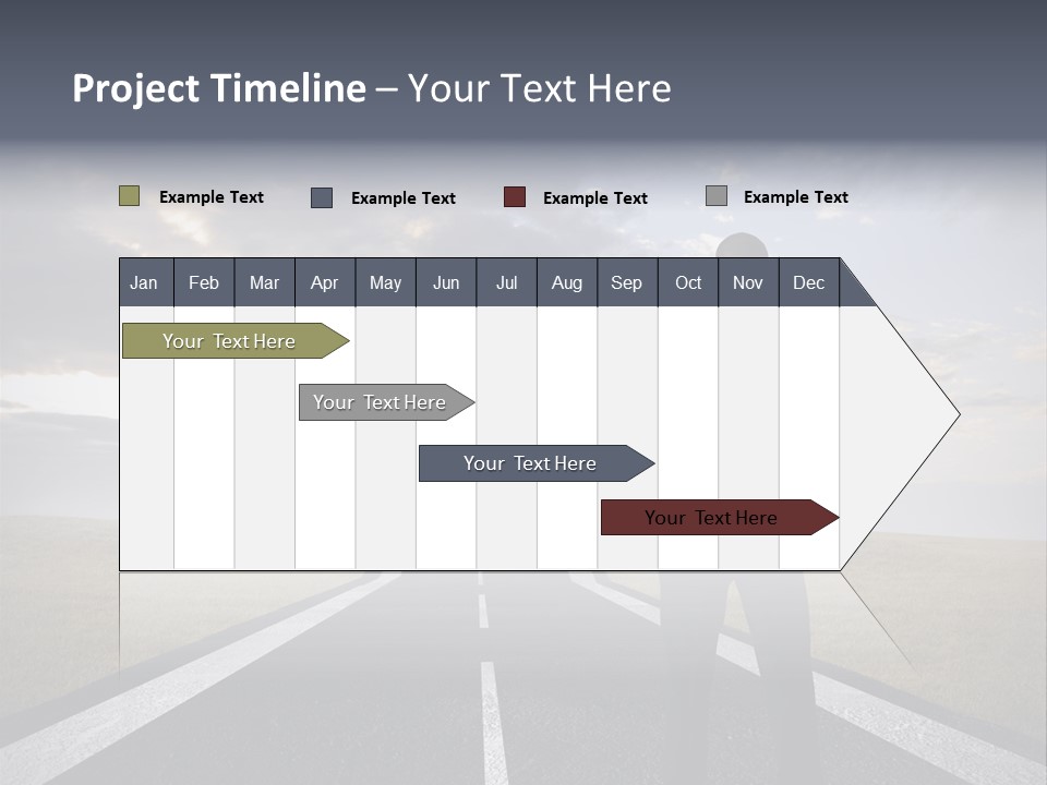 Direction Career Arrow PowerPoint Template