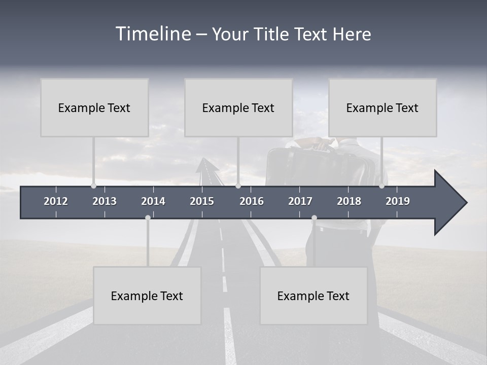 Direction Career Arrow PowerPoint Template