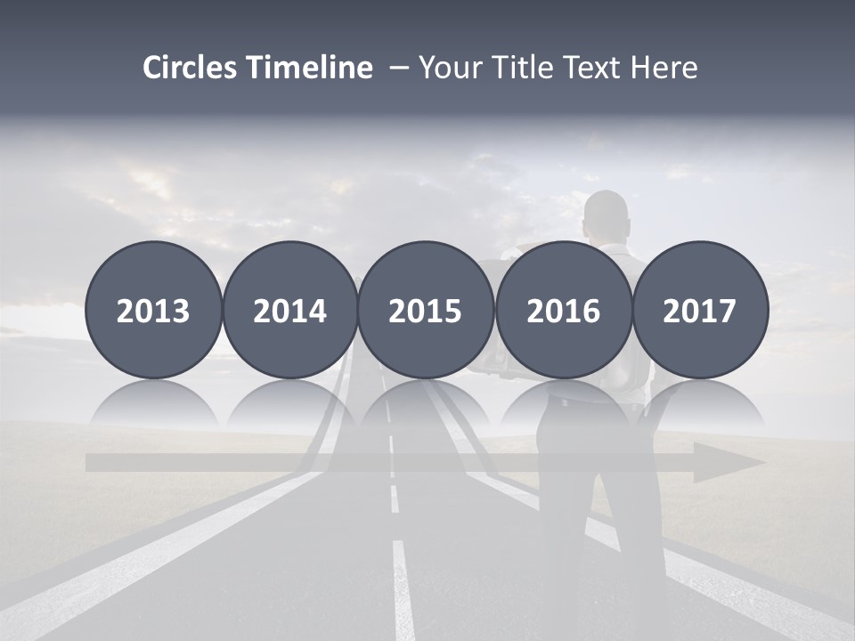 Direction Career Arrow PowerPoint Template