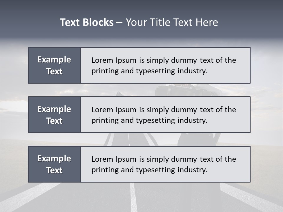 Direction Career Arrow PowerPoint Template