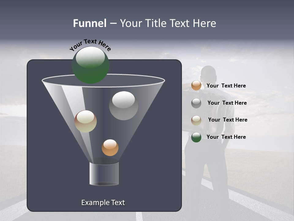 Direction Career Arrow PowerPoint Template