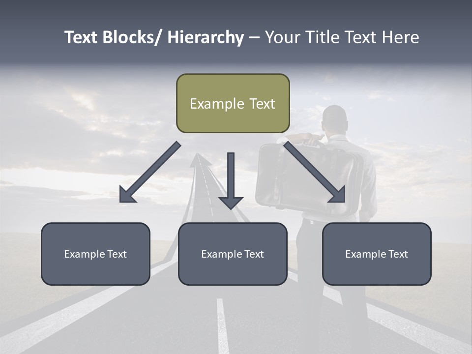 Direction Career Arrow PowerPoint Template