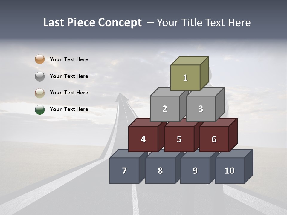 Direction Career Arrow PowerPoint Template